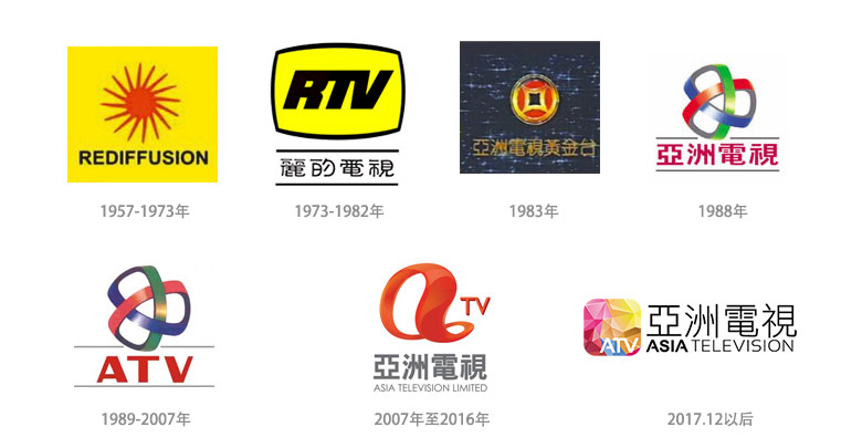 亞洲電視LOGO演變