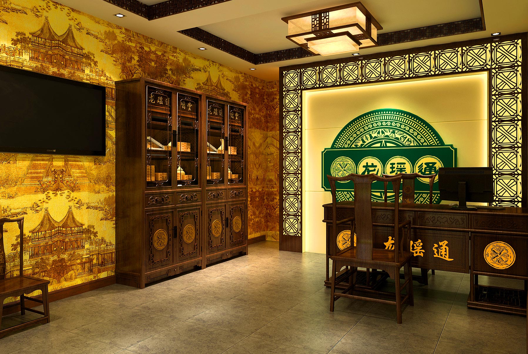 鼻咽堂店內(nèi)環(huán)境設(shè)計