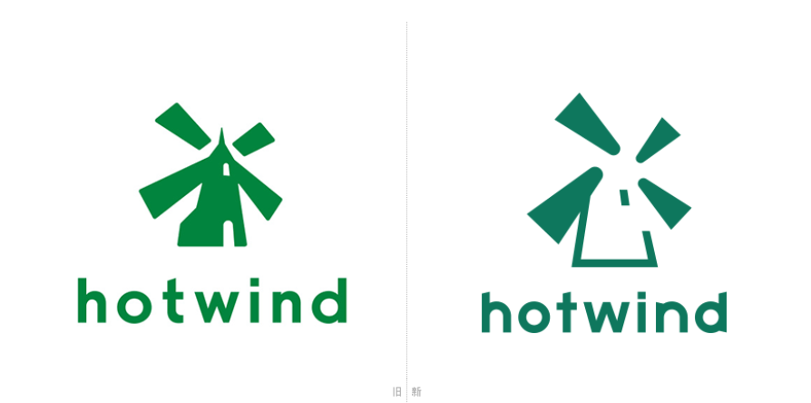 熱風(fēng)新舊logo對比