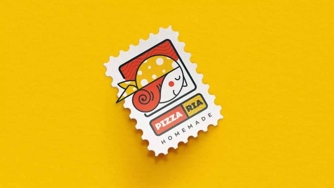 Pizza Ria品牌logo圖形設(shè)計
