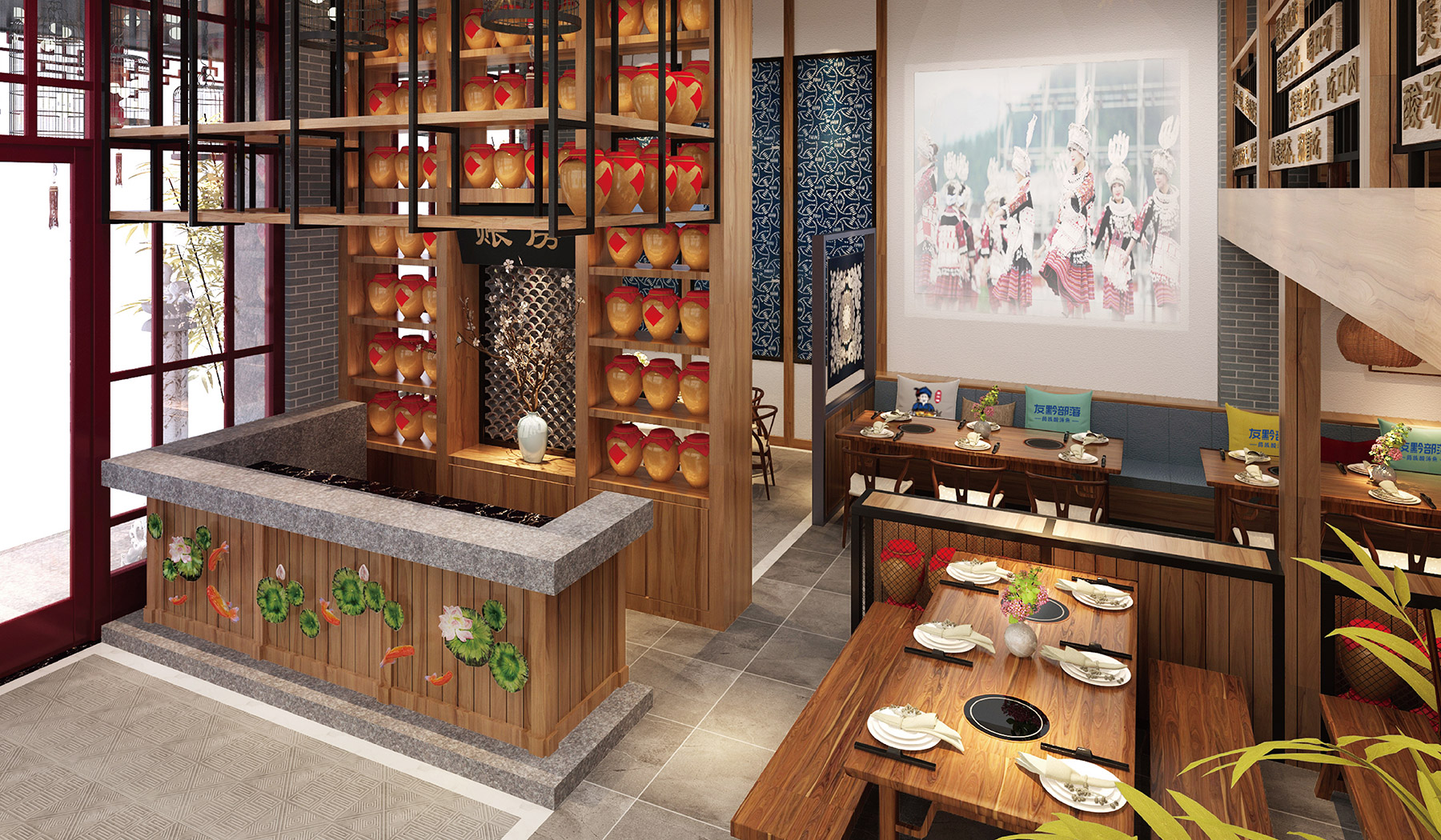 友黔部落酸湯魚(yú)餐飲品牌策劃空間設(shè)計(jì)