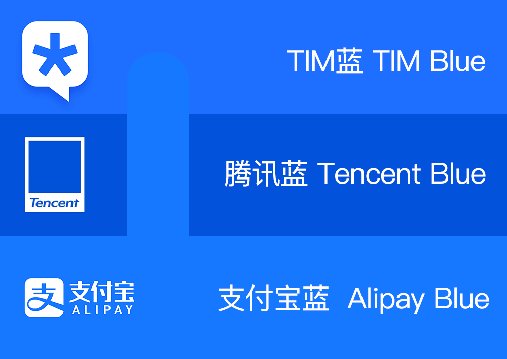 騰訊TIM新版LOGO設(shè)計配色