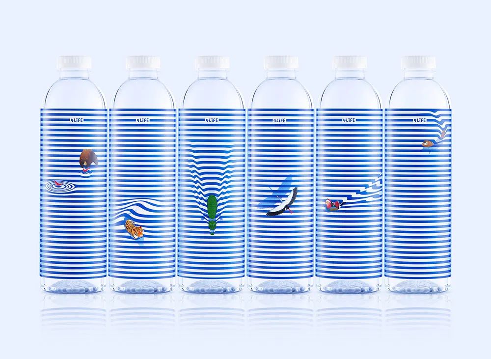 4LIFE礦泉水品牌包裝設(shè)計(jì)展示